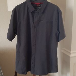 NWOT Men's large gray short sleeve shirt